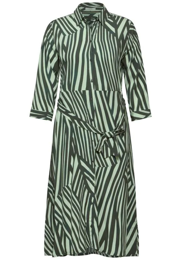 143963- Stripe Print Dress - Cecil