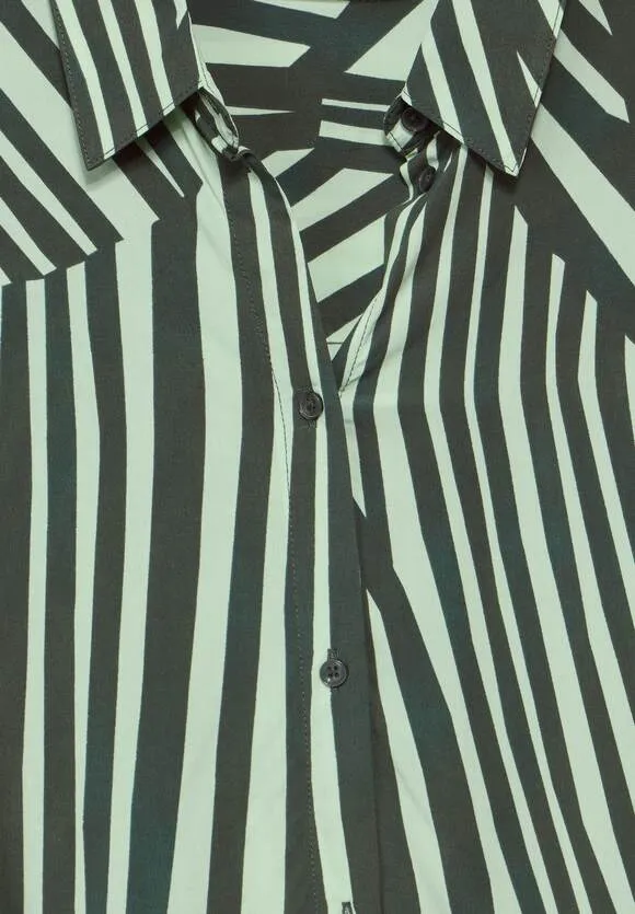 143963- Stripe Print Dress - Cecil