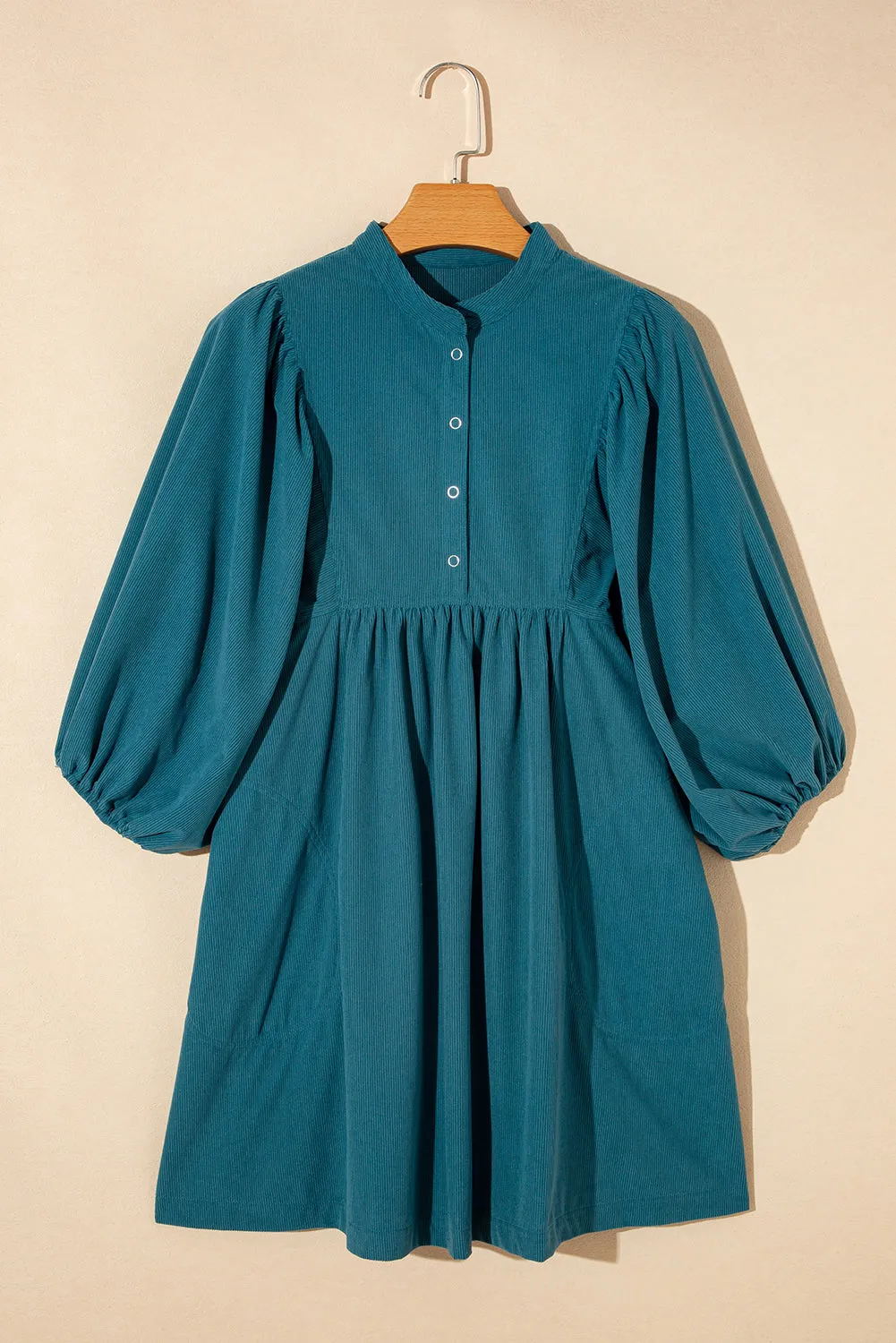 3/4 Sleeve Mini Dress