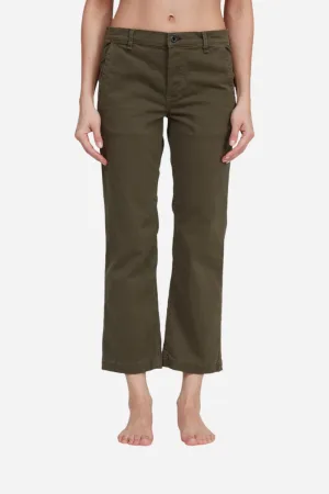 ASKKNY Slim Chino in Safari Green