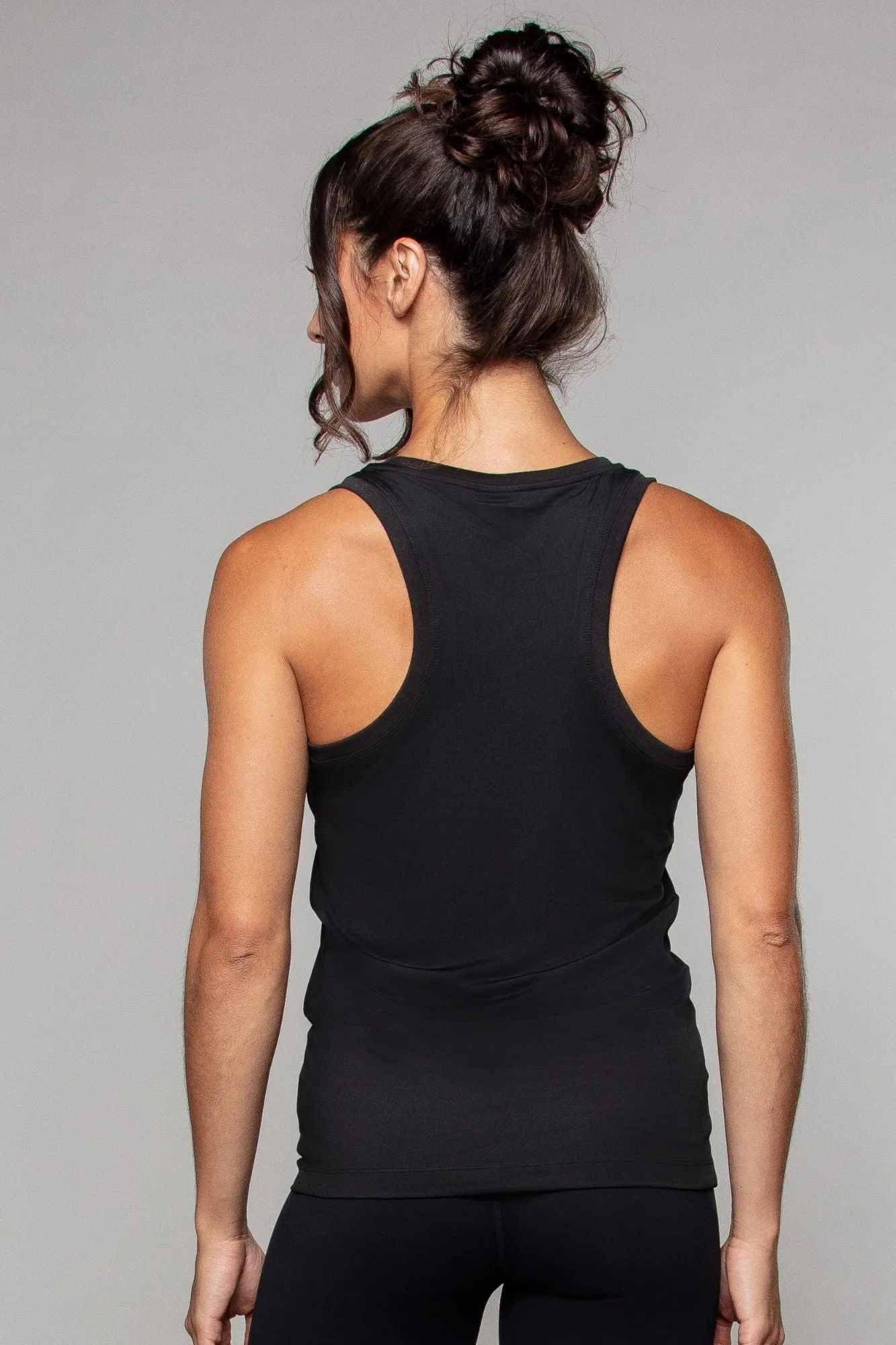 Athletic Vest Tank Top Black