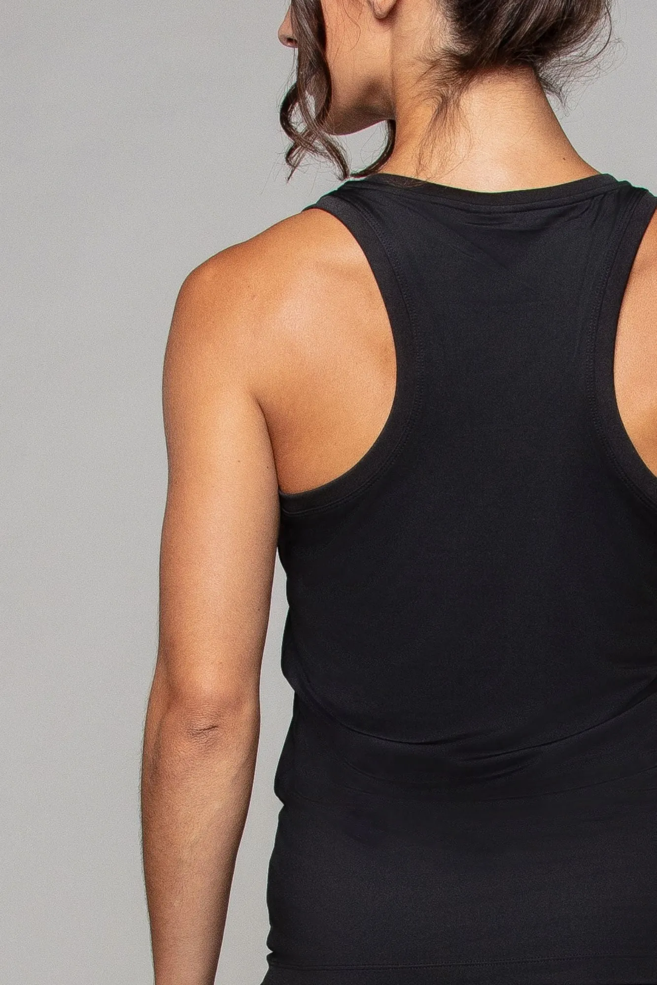 Athletic Vest Tank Top Black