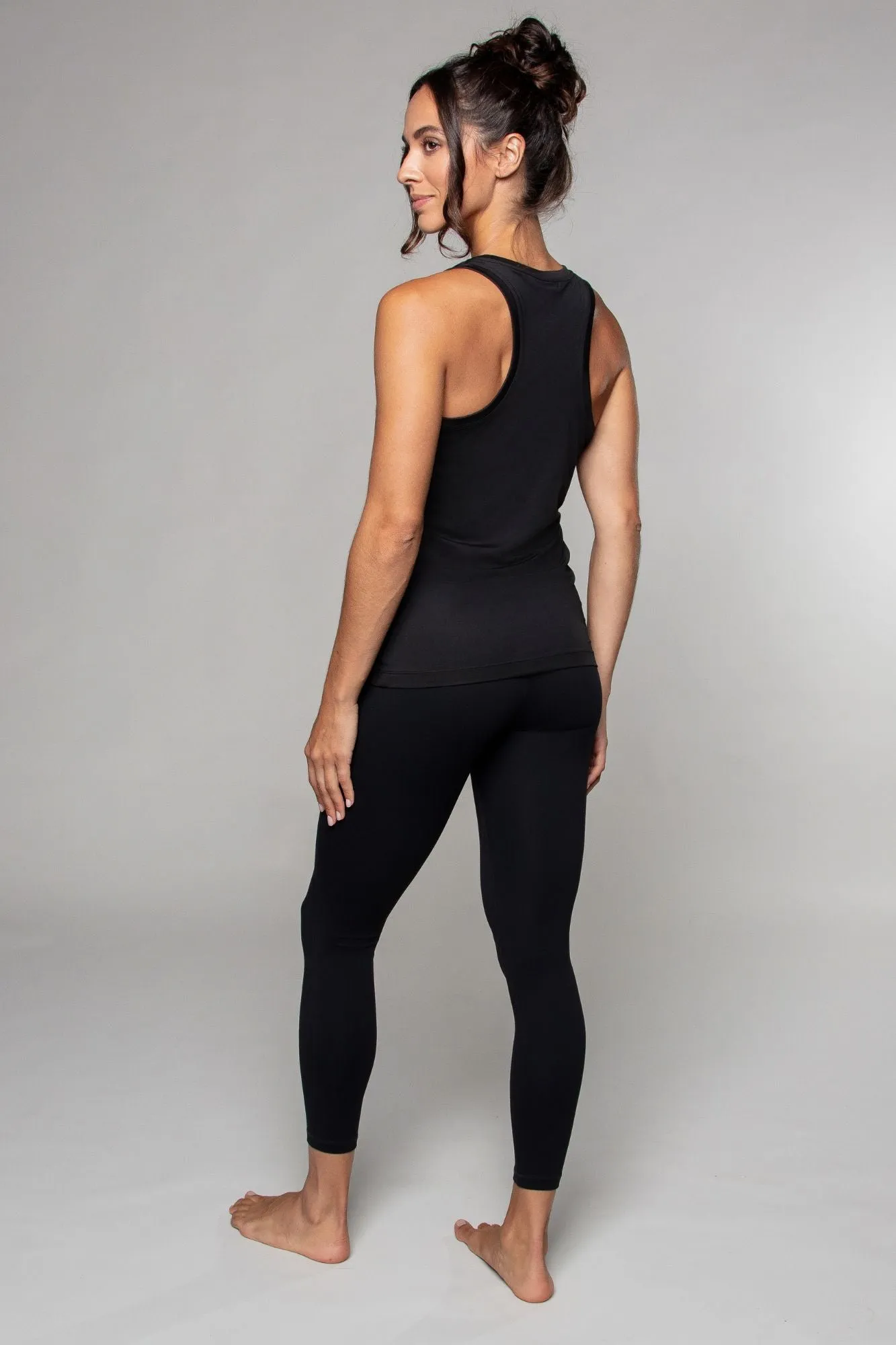 Athletic Vest Tank Top Black