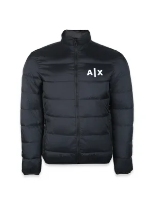 A/X Mens L/S White A/X Print Puffer Jacket 7VZB09ZMP2Z