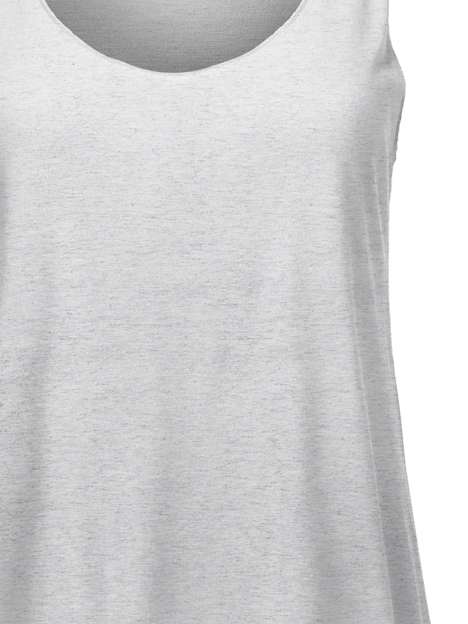 Basic Solid Loose Fit Flowy Scoop Neck Racer Back Tank Top