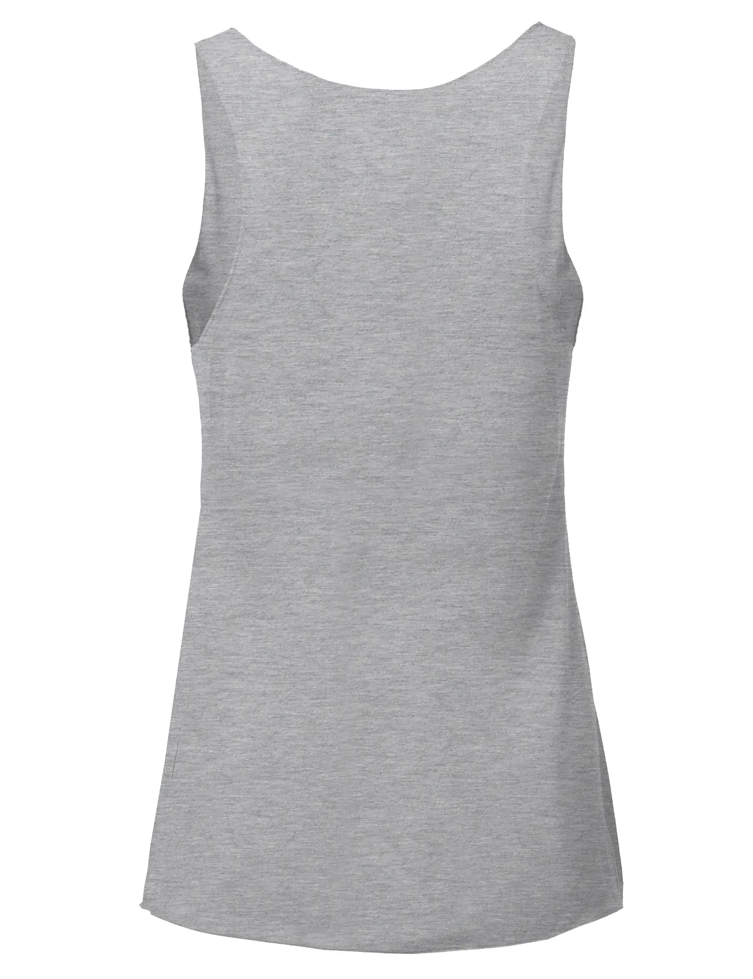 Basic Solid Loose Fit Flowy Scoop Neck Racer Back Tank Top