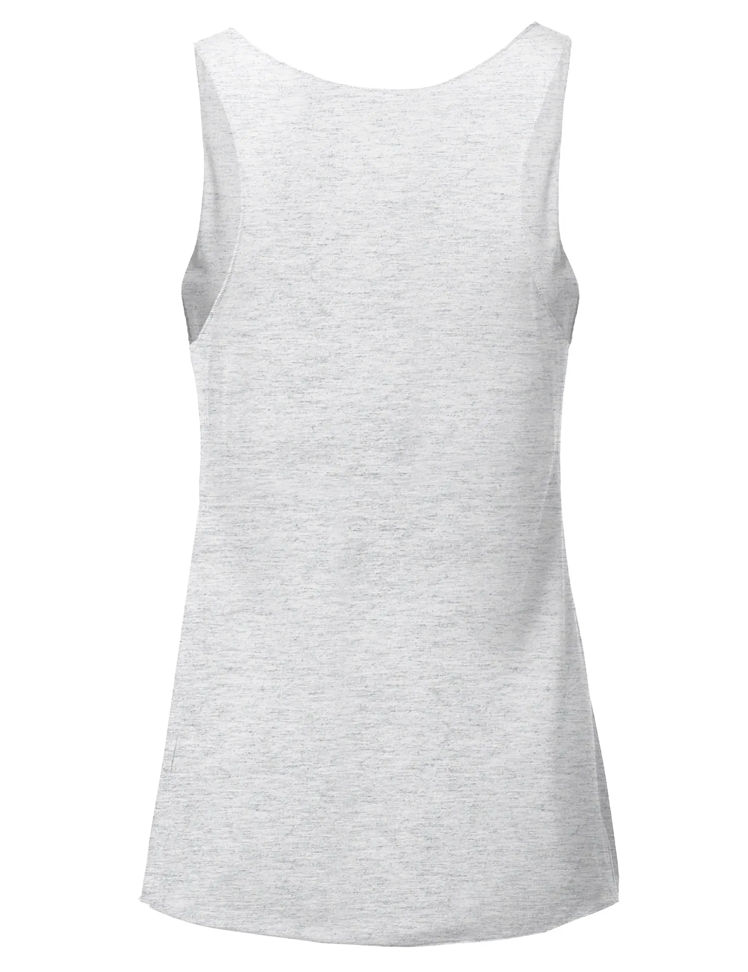 Basic Solid Loose Fit Flowy Scoop Neck Racer Back Tank Top