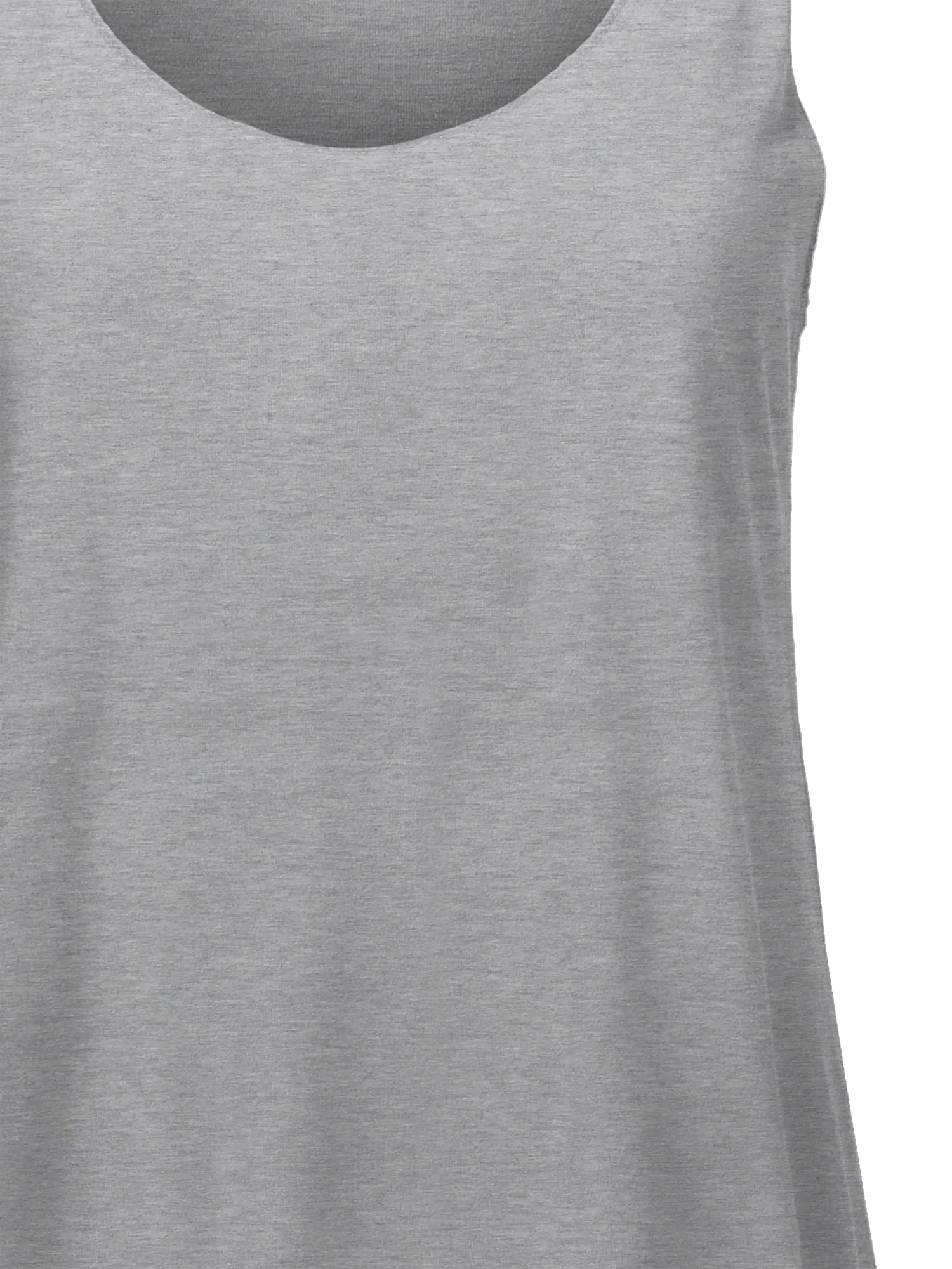 Basic Solid Loose Fit Flowy Scoop Neck Racer Back Tank Top