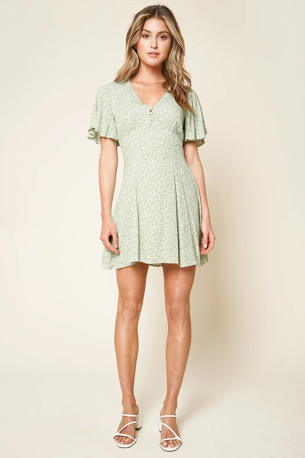 Bellevue Floral Print Swing Dress