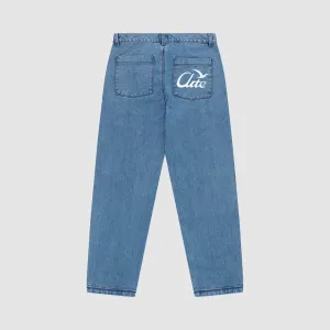 Bird Denim Pants - Bleach