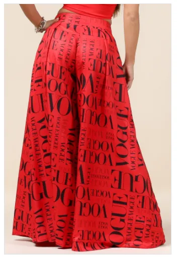 Block Palazzo Pants