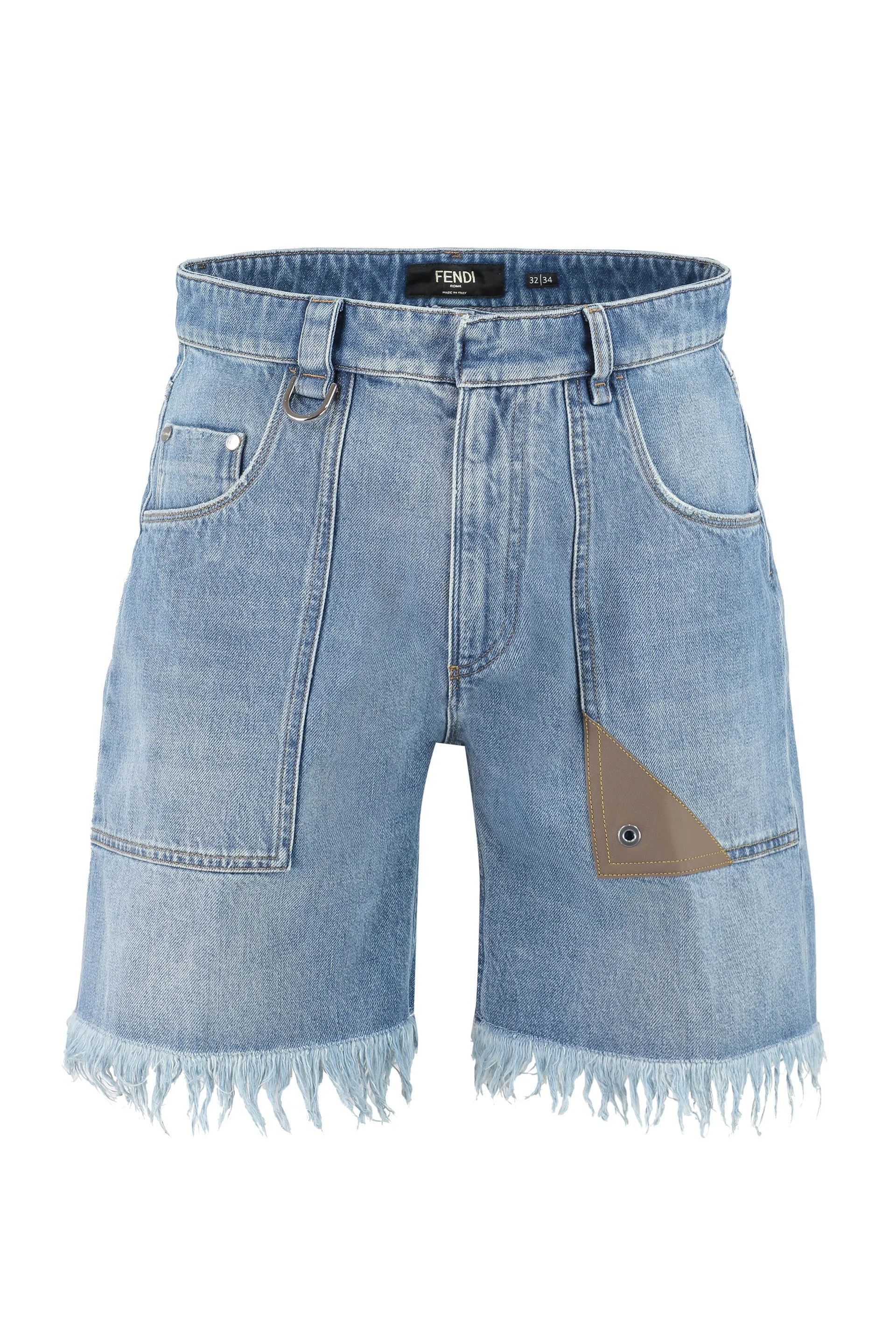 BLUE DENIM BERMUDA SHORTS