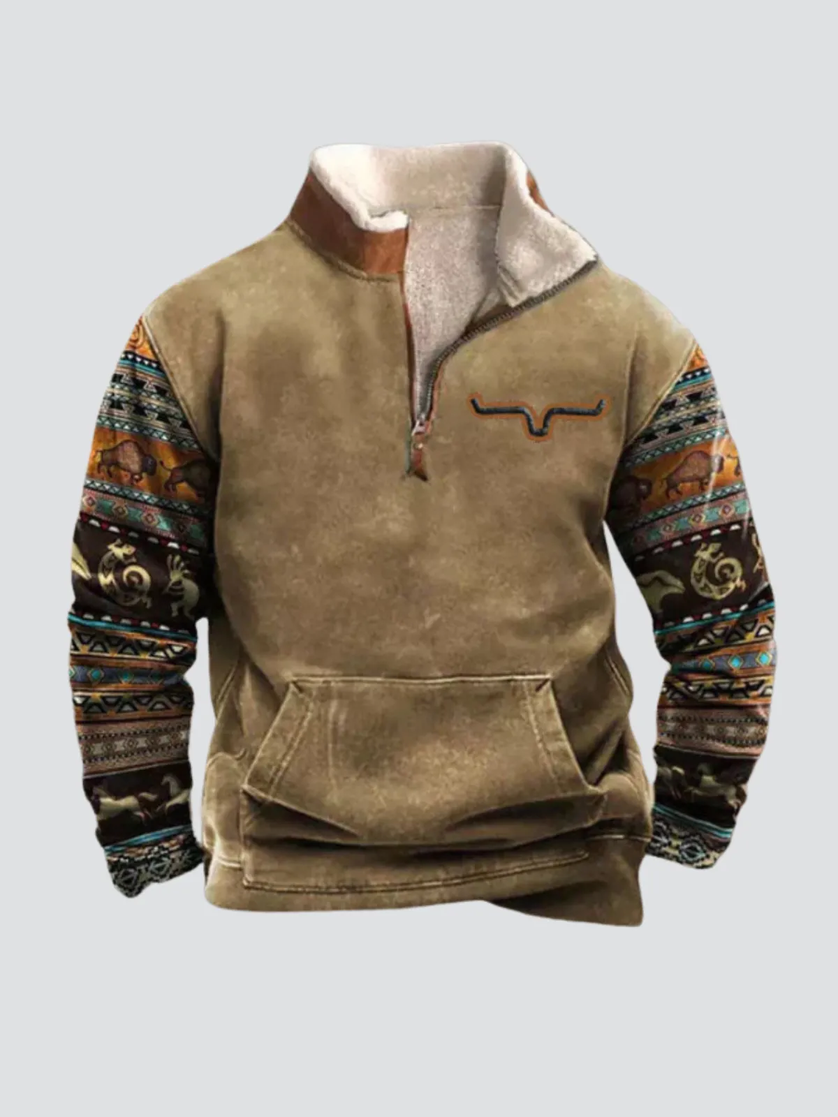 Brody | Casual Quarter-Zip Fleece Pullover for Men