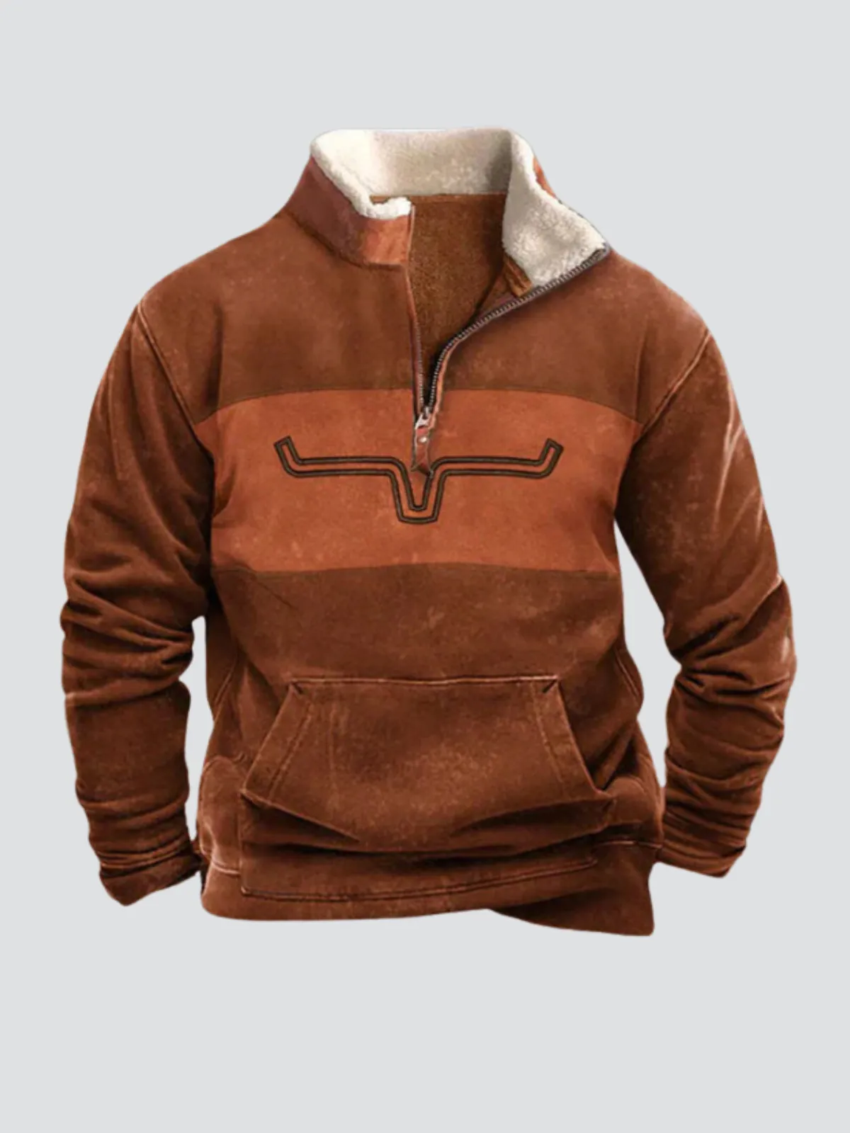 Brody | Casual Quarter-Zip Fleece Pullover for Men