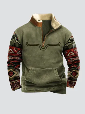 Brody | Casual Quarter-Zip Fleece Pullover for Men
