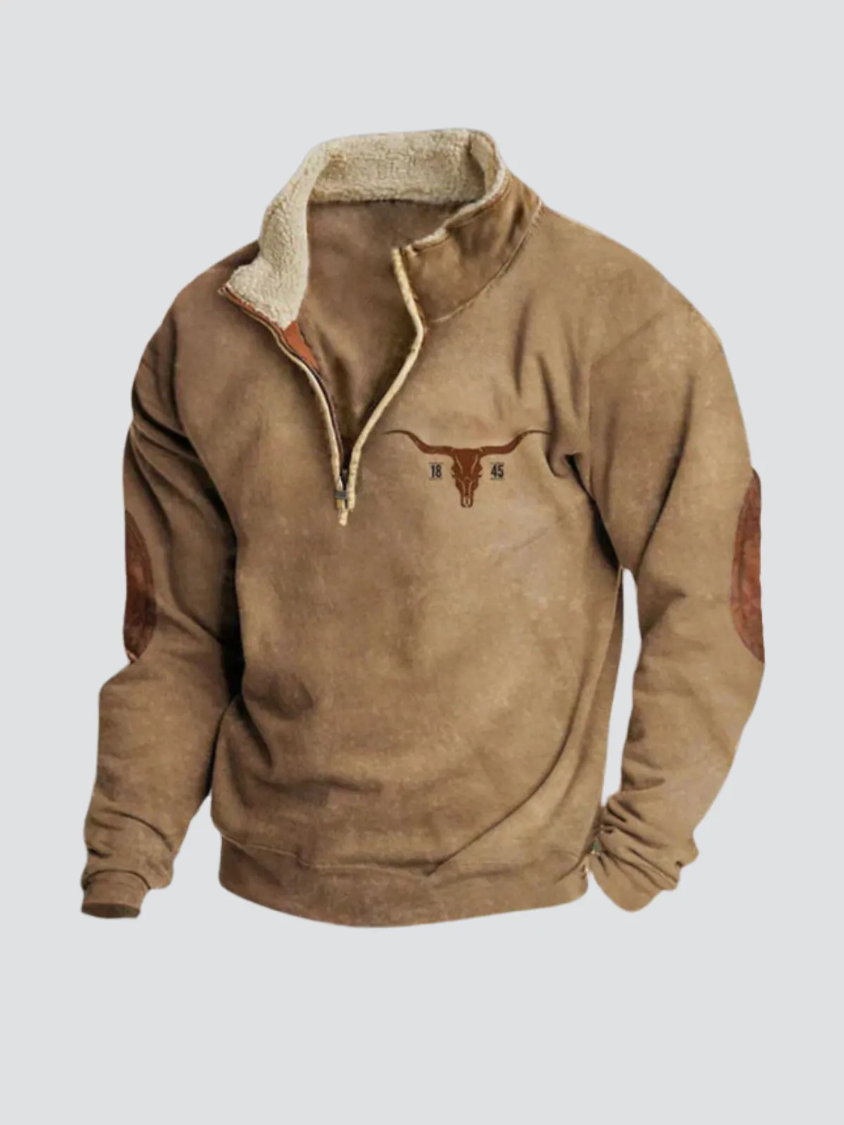 Brody | Casual Quarter-Zip Fleece Pullover for Men