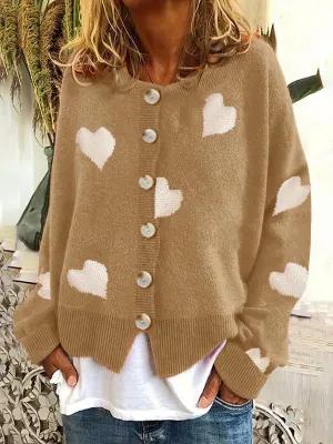 Casual Heart Sweater