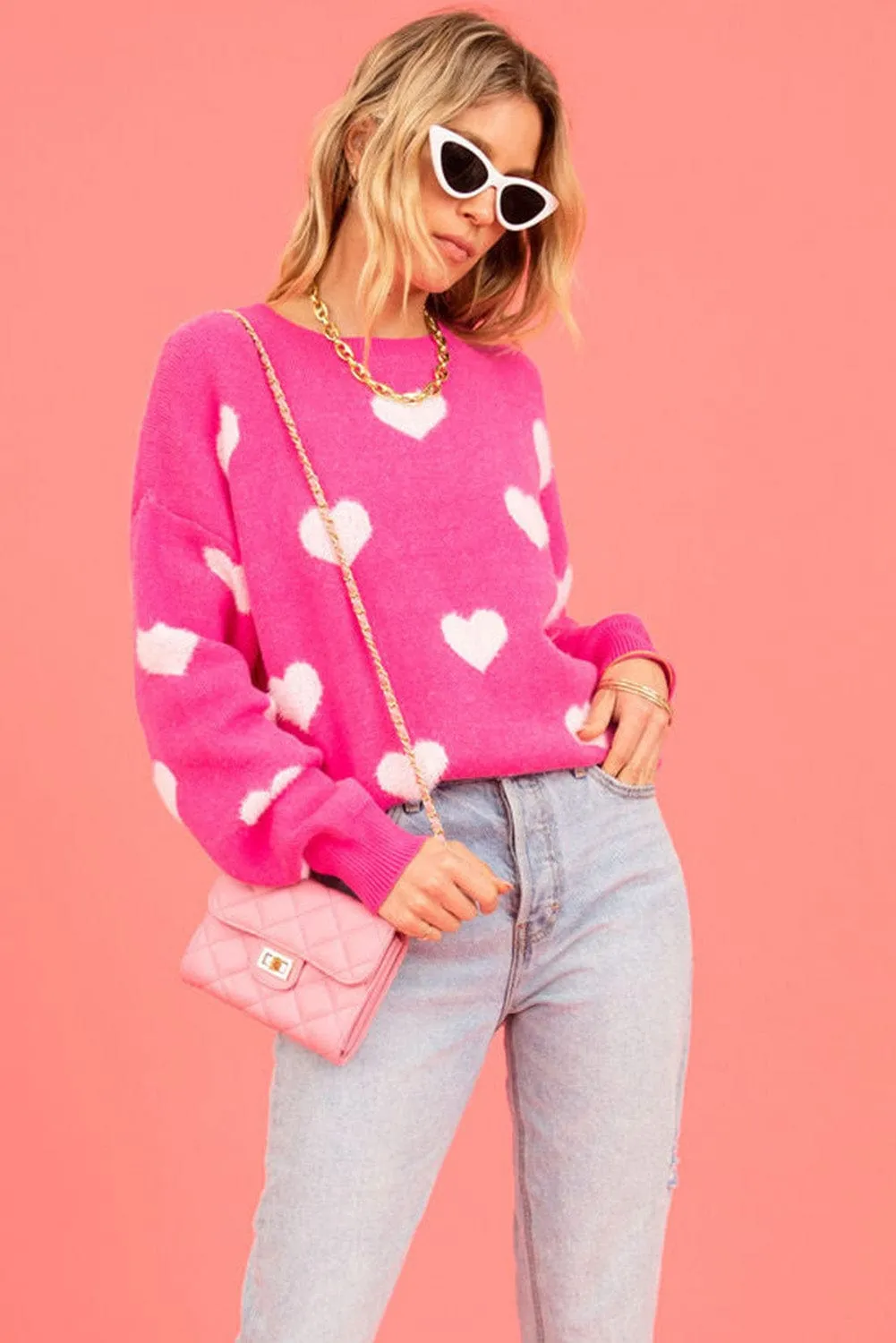 Casual Heart Sweater