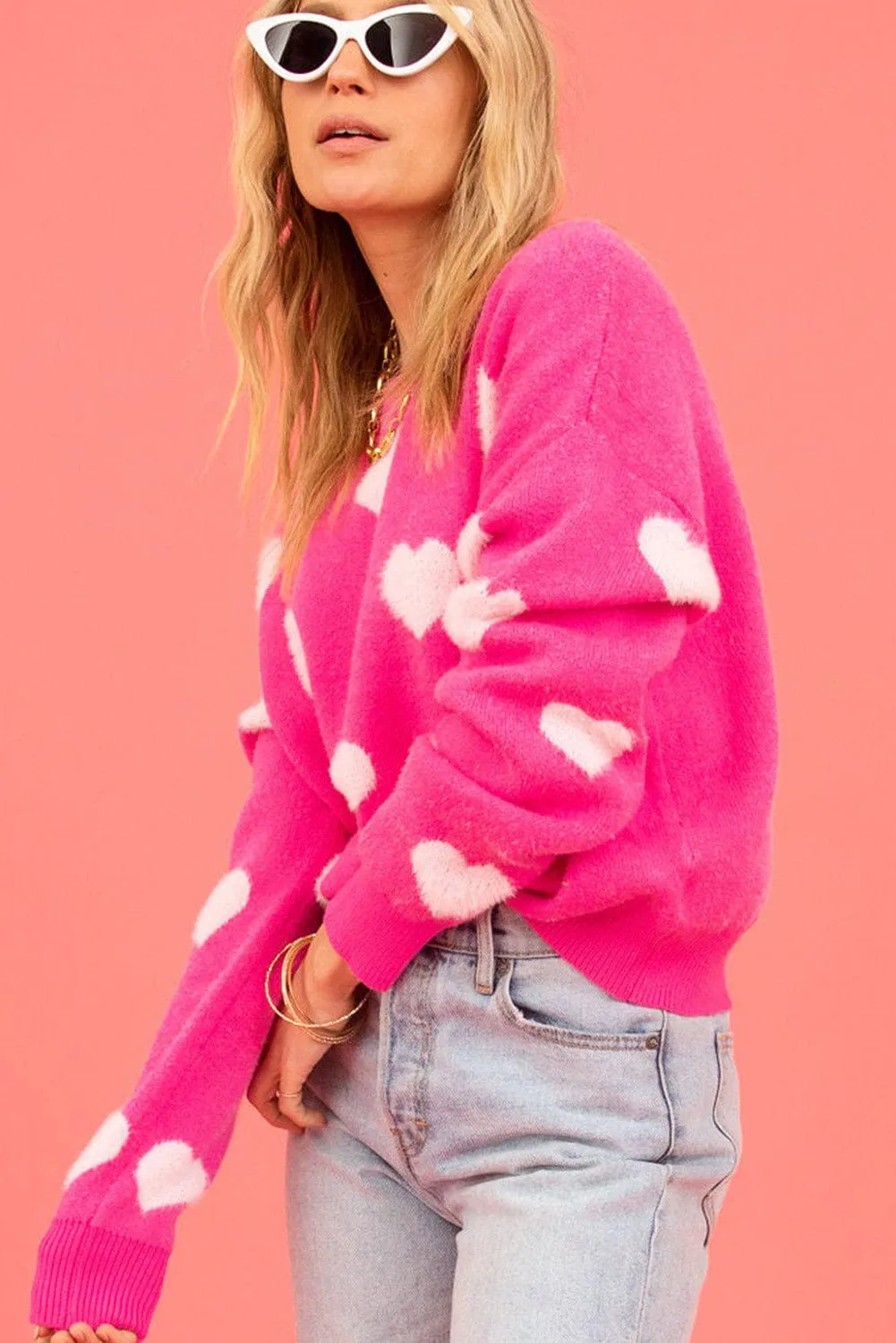 Casual Heart Sweater