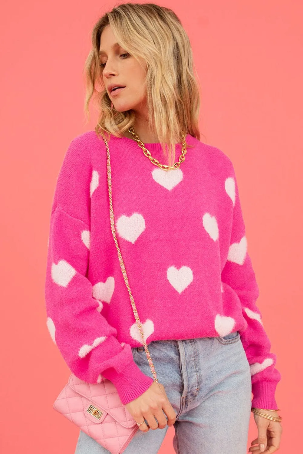 Casual Heart Sweater