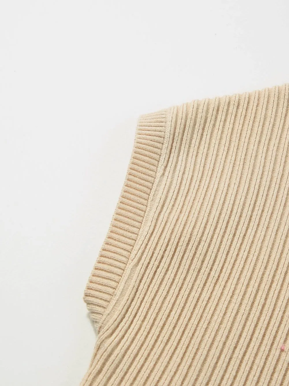 Casual Knit Sweater with Patch Detail