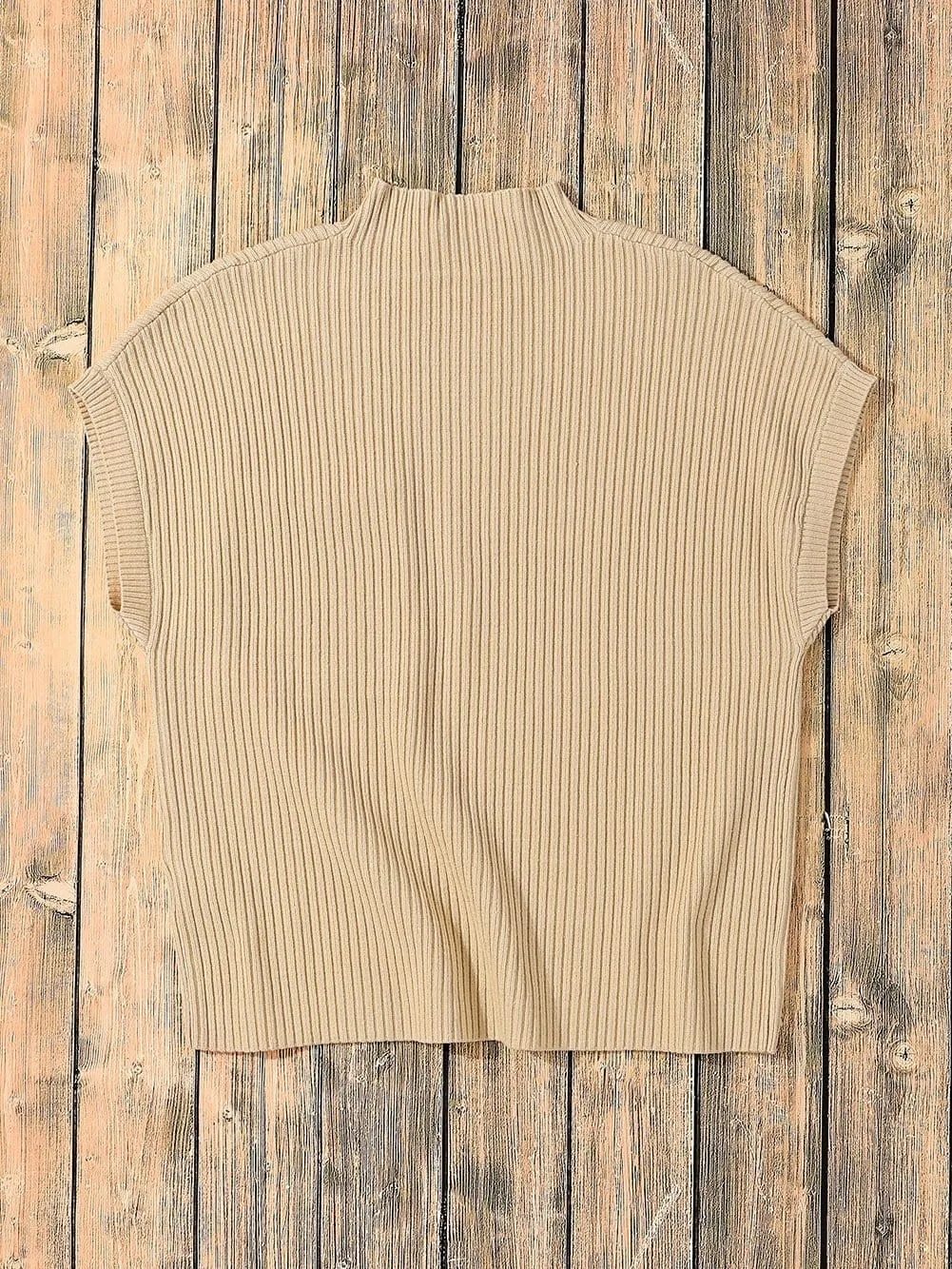 Casual Knit Sweater with Patch Detail