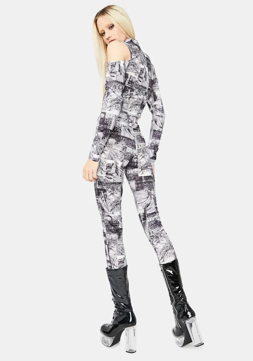 Chill What You Like Printed Pants Set