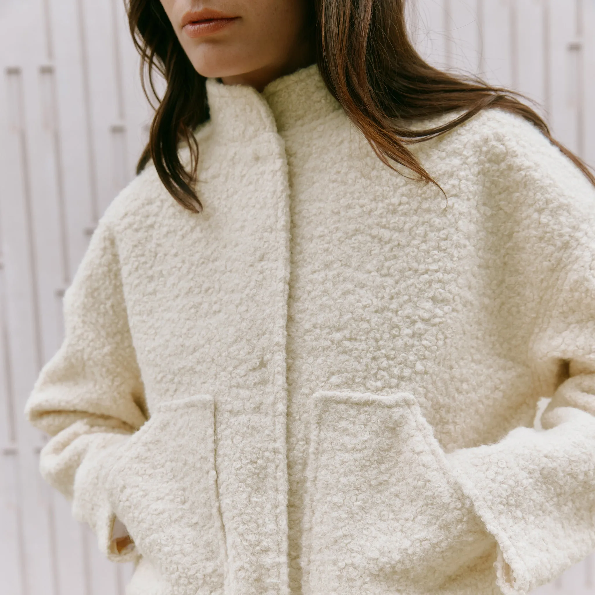 Curly Bomber Jacket