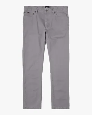 Daggers Slim Fit Twill Pants - Smoke
