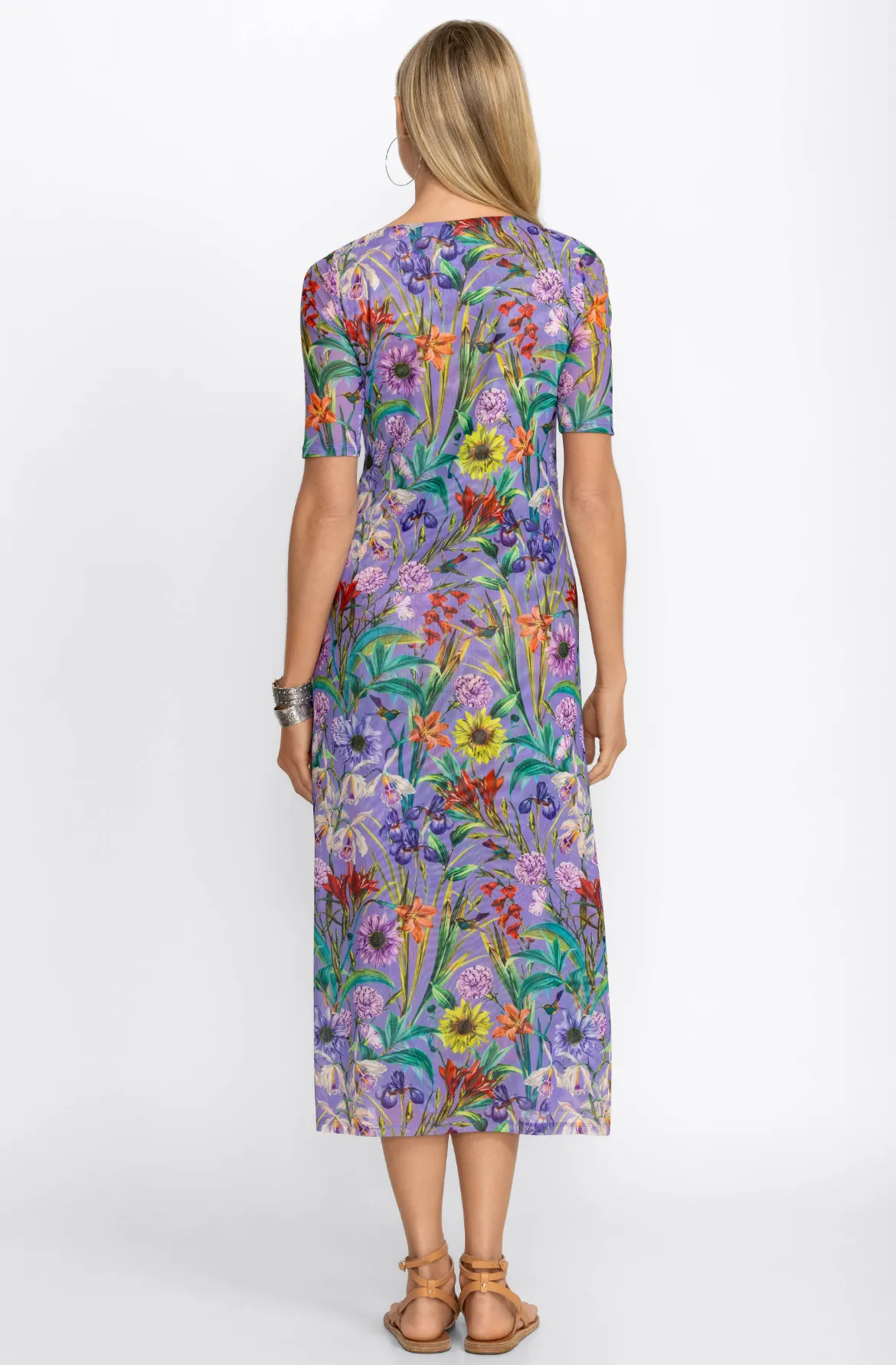 Daphne Mesh Midi Dress