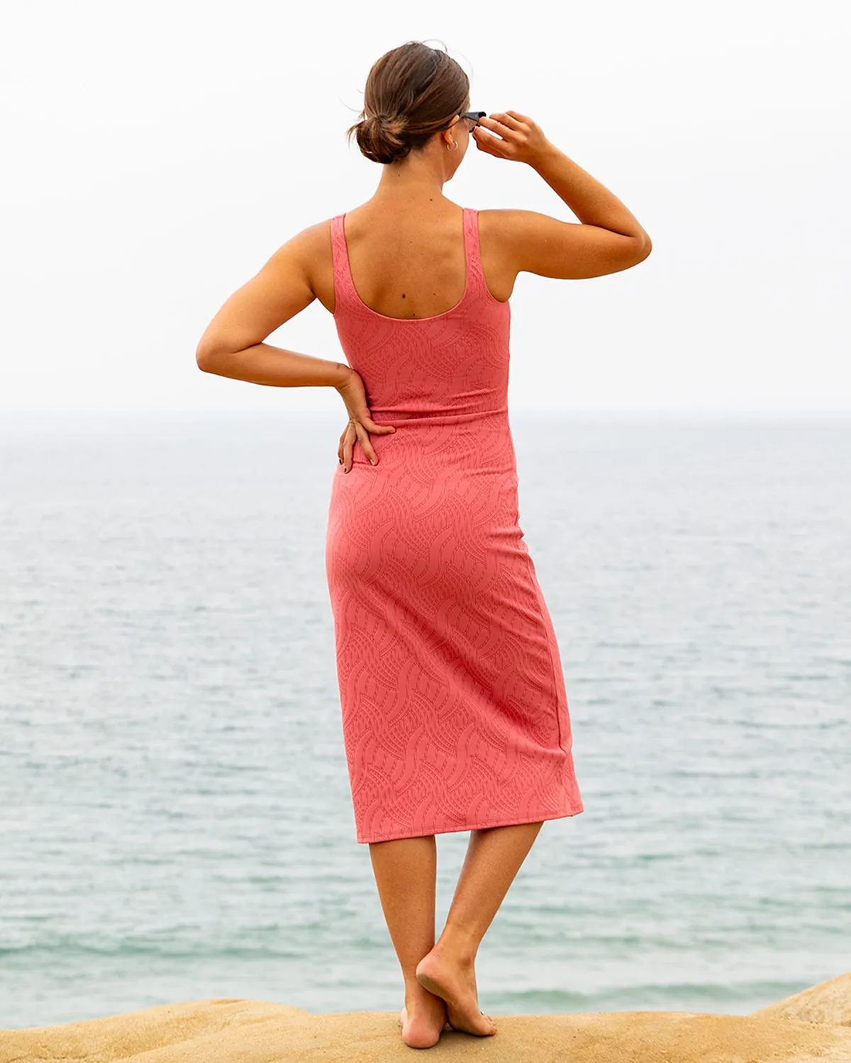 Delilah Dress - Flamingo