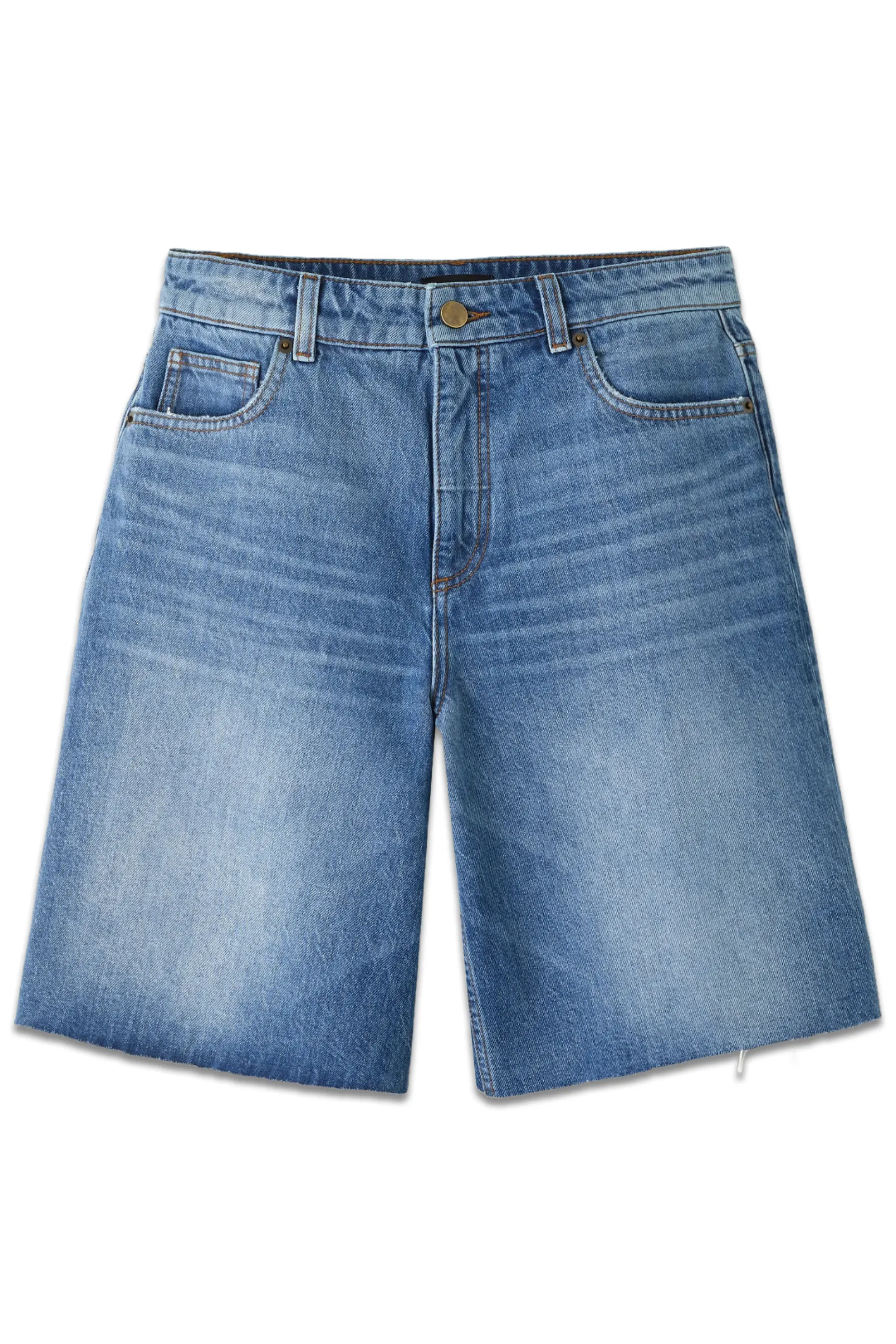 Denim High-Rise Bermuda Short