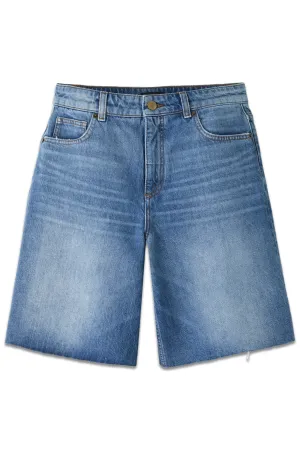 Denim High-Rise Bermuda Short