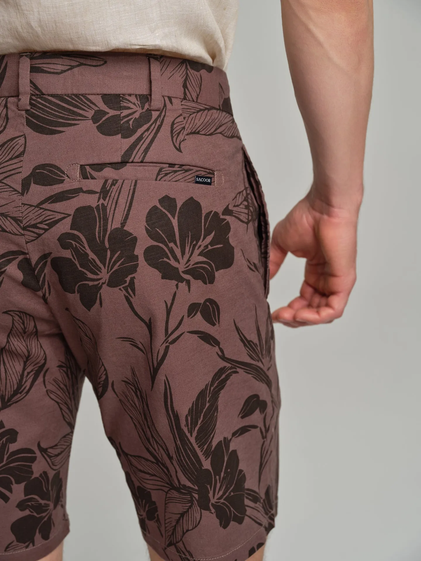 Floral bermuda shorts
