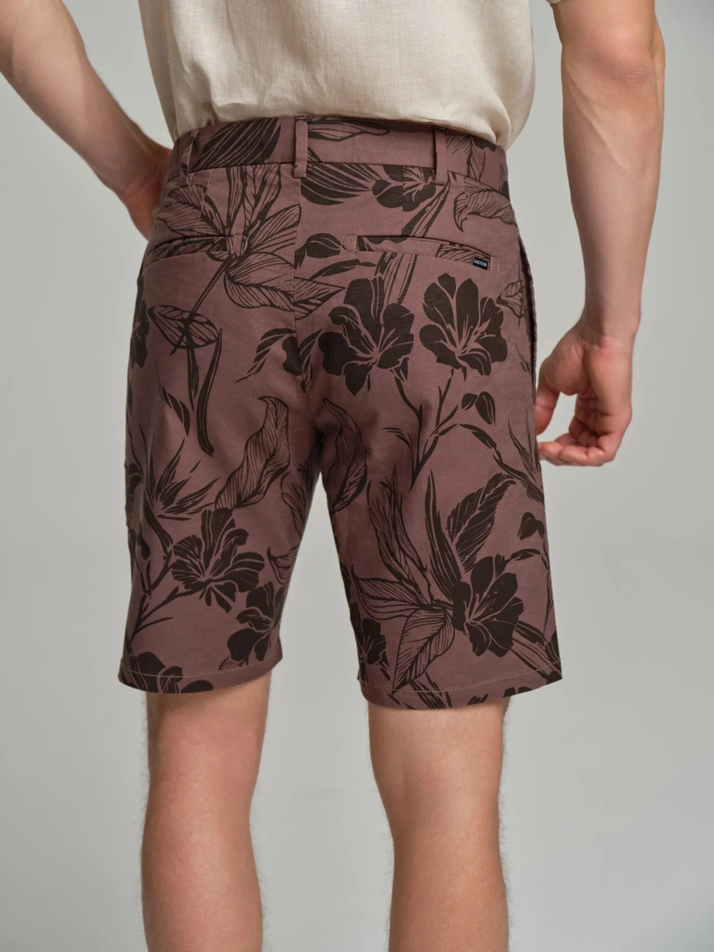 Floral bermuda shorts