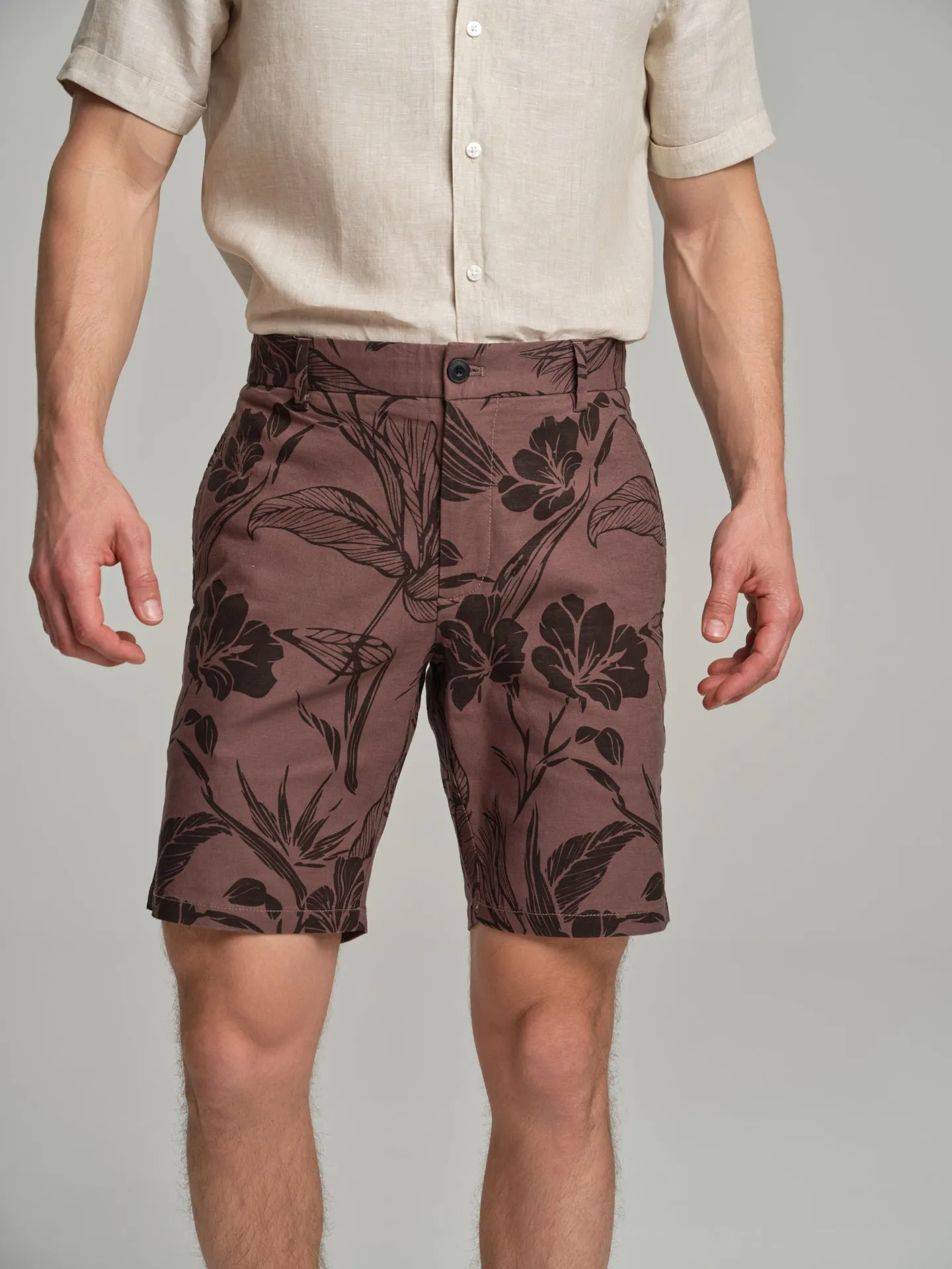 Floral bermuda shorts