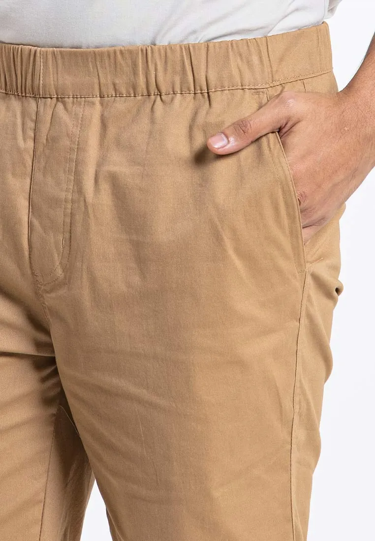 Forest 100% Cotton Twill Stretchable Slim Fit Short Pants Men Casual Shorts | Seluar Pendek Lelaki - 665068