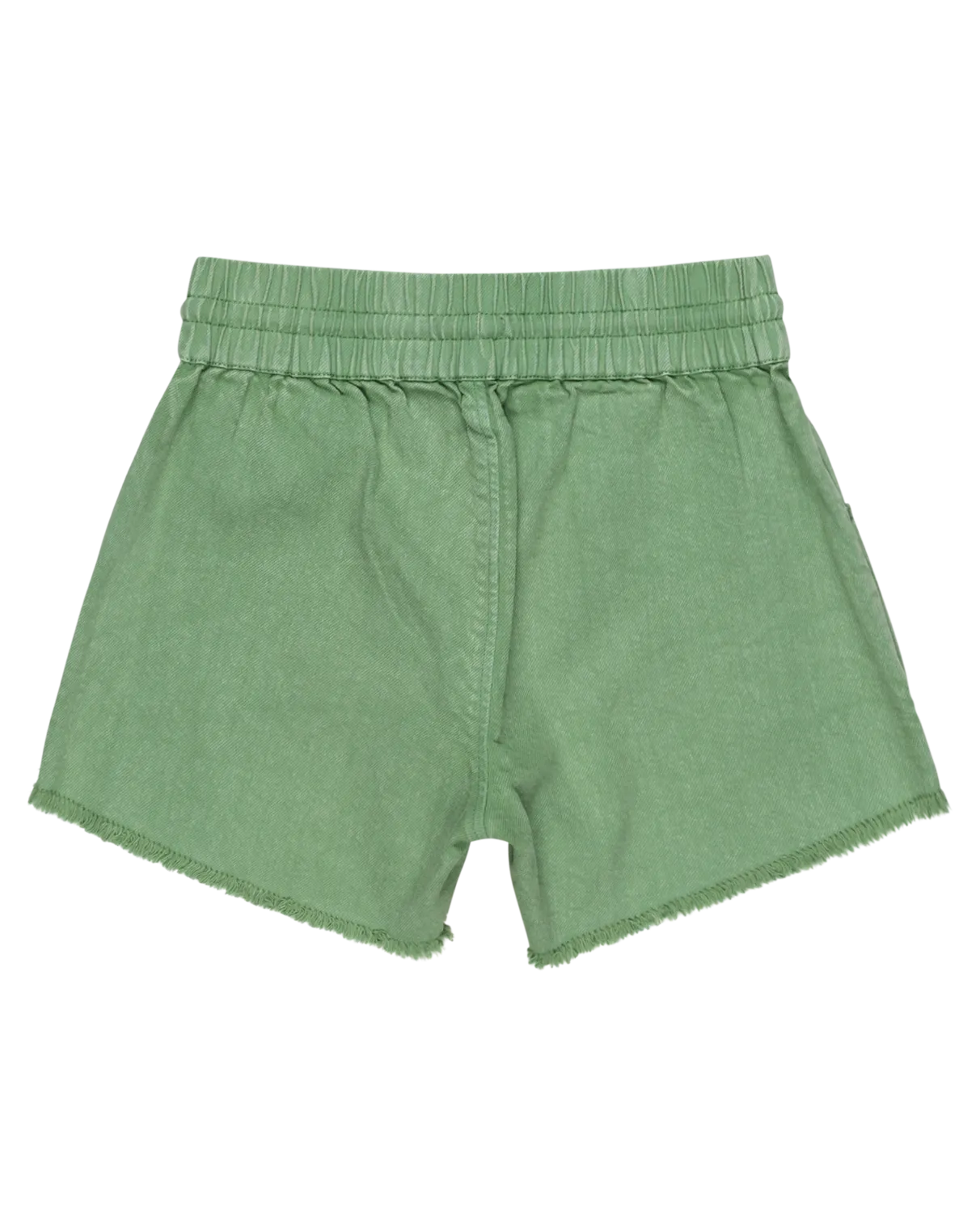 Girls Scenic Route Twill Shorts in Basil