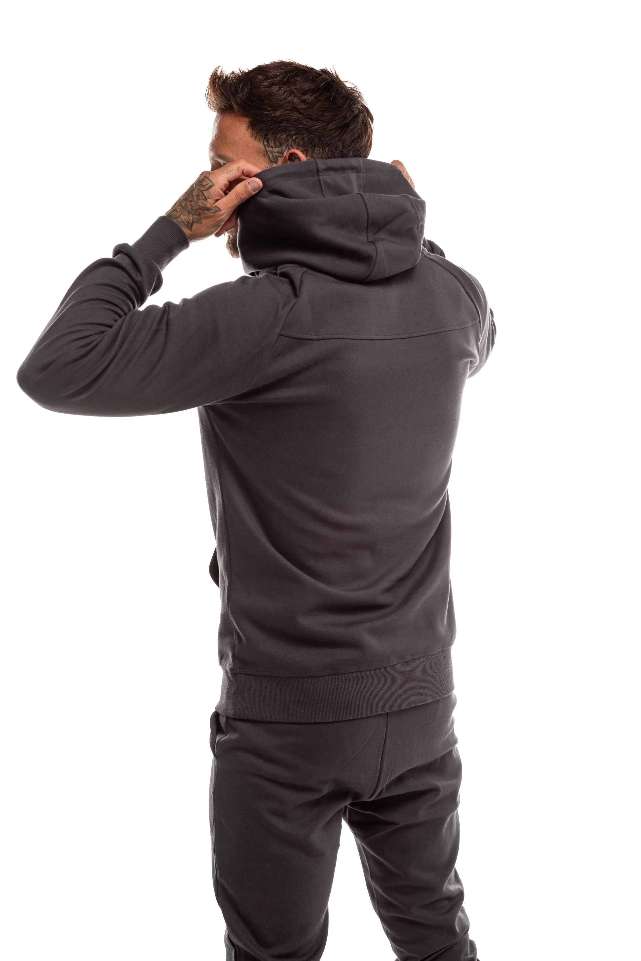 GymFreak Mens Power Hoodie - Charcoal
