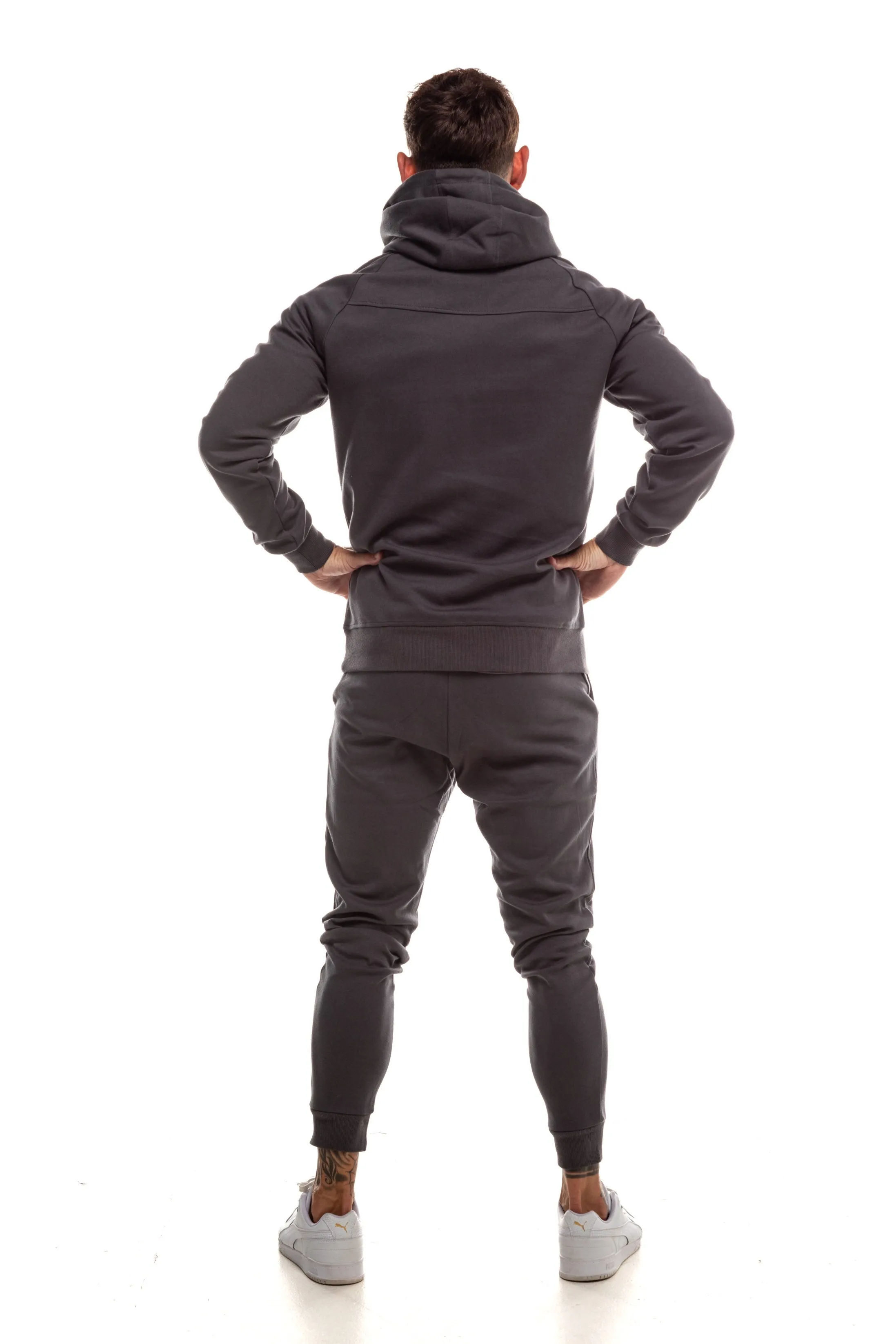 GymFreak Mens Power Hoodie - Charcoal
