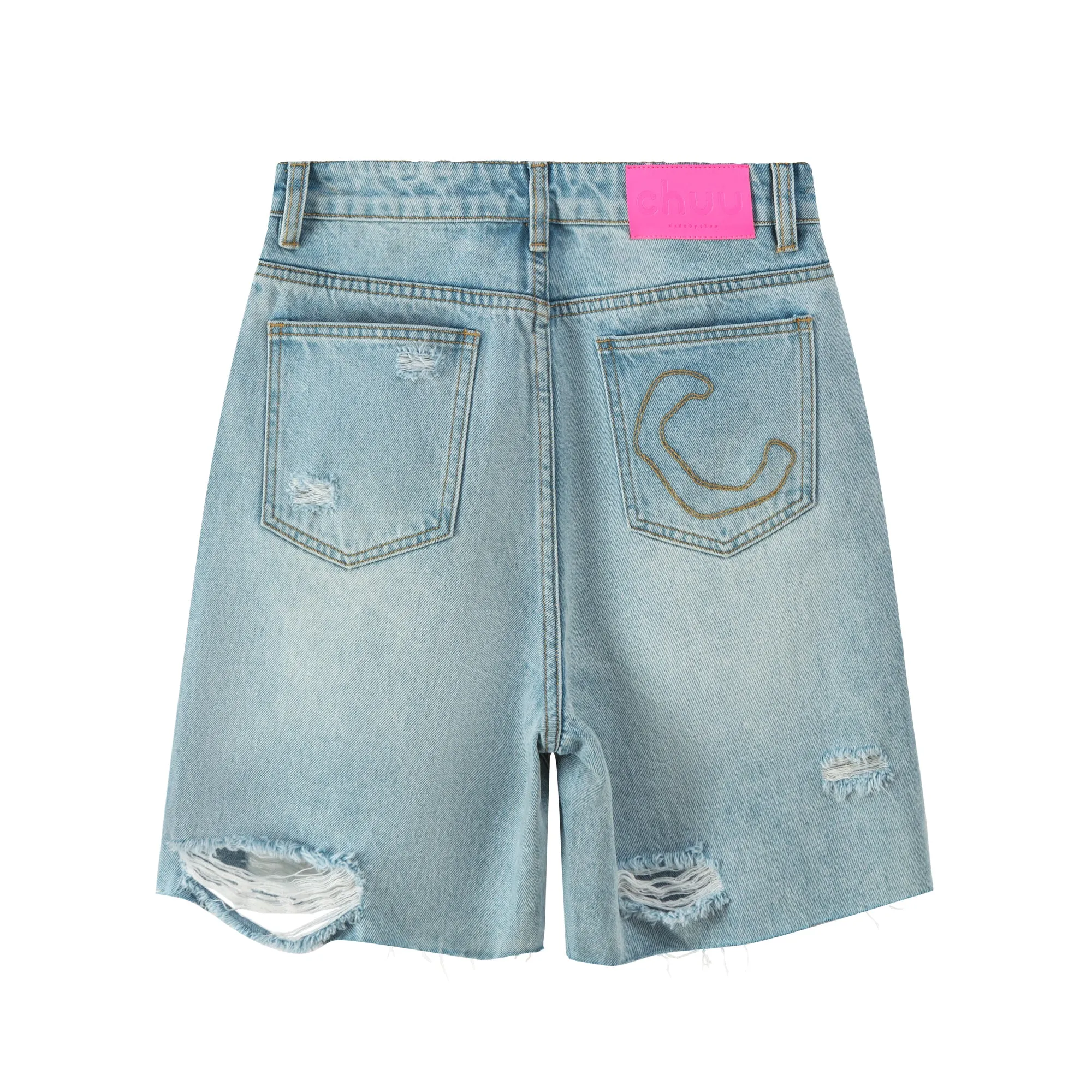 Have To Wait Another Day Denim Shorts