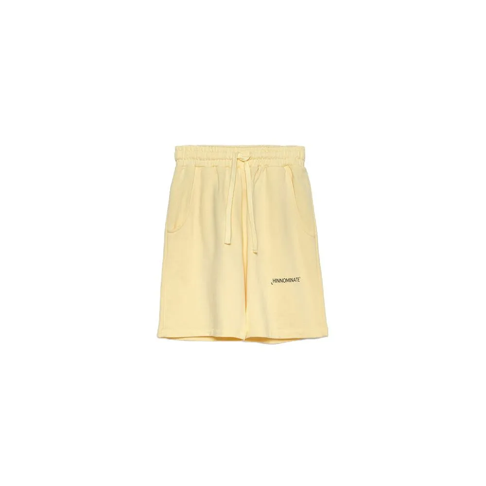 Hinnominate Chic Cotton Bermuda Shorts with Drawstring Waist