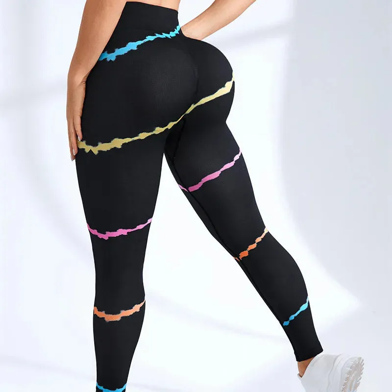 Hip Lifting Seamless Fitness Gym Leggings High Waist Tights