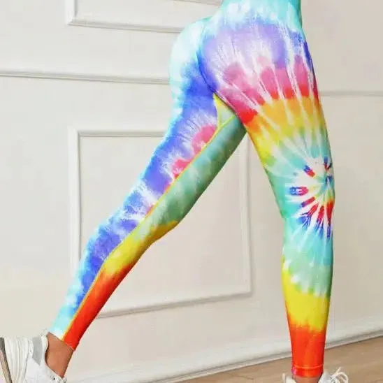 Hip Lifting Seamless Fitness Gym Leggings High Waist Tights