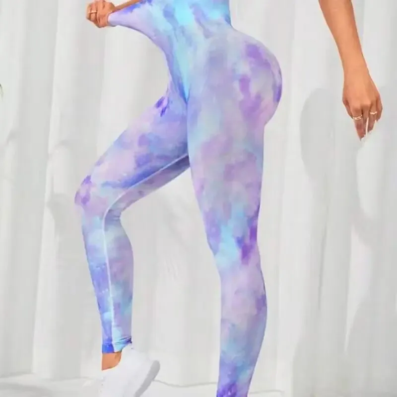 Hip Lifting Seamless Fitness Gym Leggings High Waist Tights