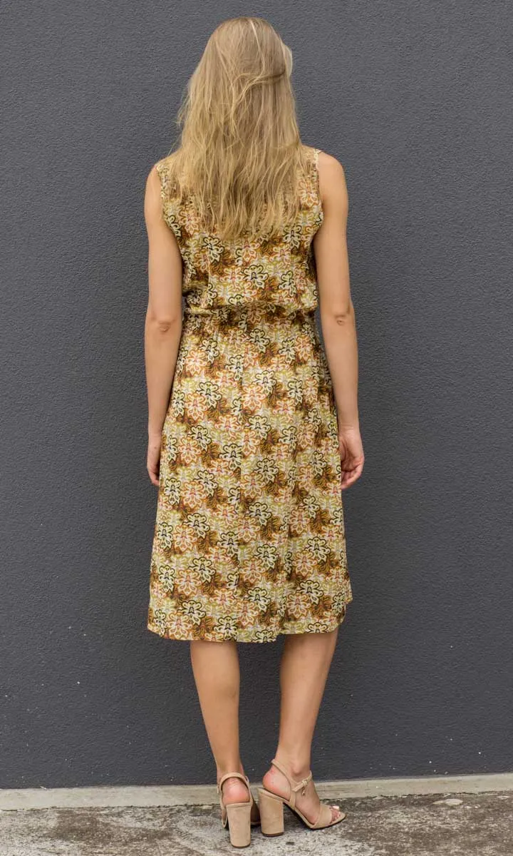 Hoss Silk/ Cotton Gina Dress