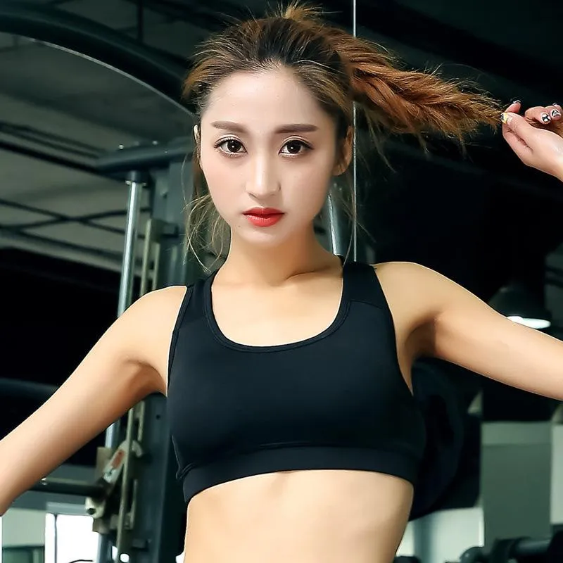 Korean Summer Sporty Quick Dry Innerwear Breathable Yoga Fitness Tank Top Women Activewear