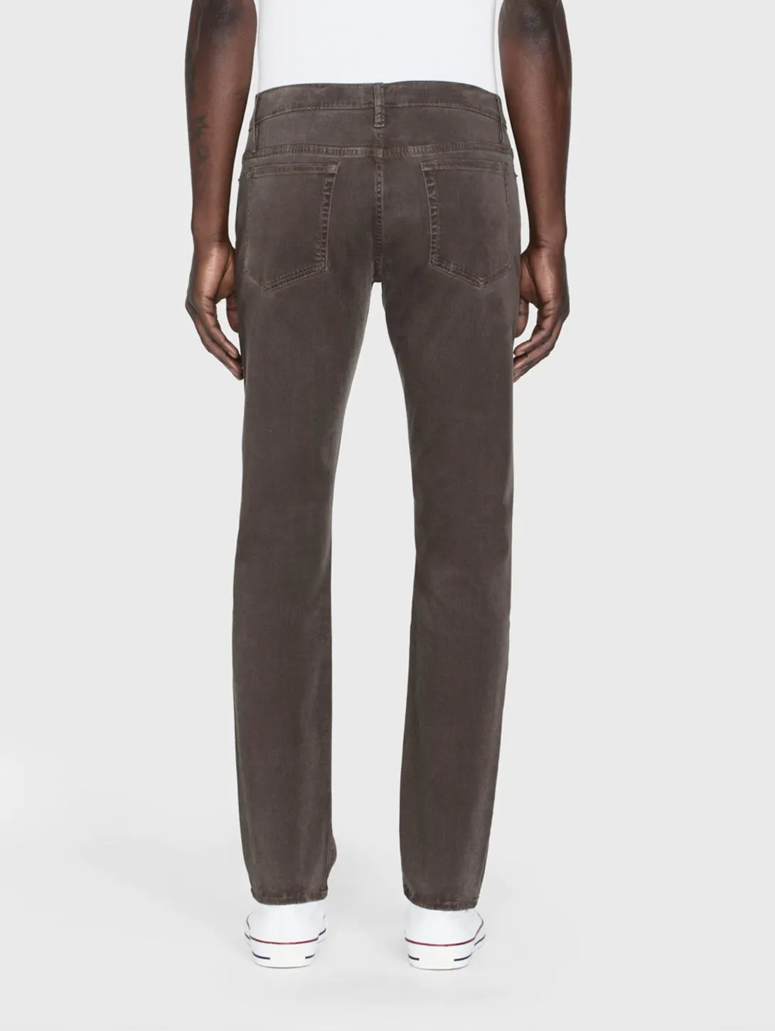L'Homme Slim Twill Pant - Mocha