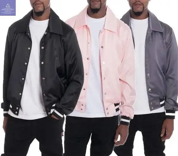 LUXURY Satin Bomber Jacket
