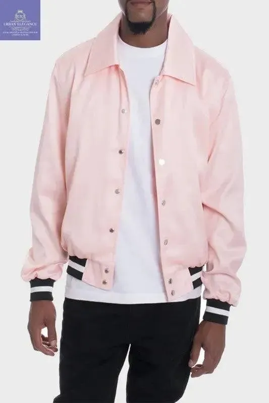 LUXURY Satin Bomber Jacket